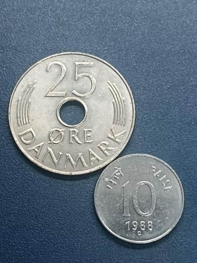 吉祥压岁钱外国硬币第55场 丹印一组两枚