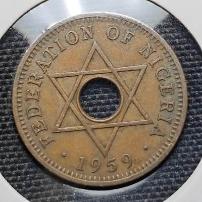 KK钱币收藏小铺 第233期 2月预留时间 周末发货 -  1959，英屌尼日利亚1便士