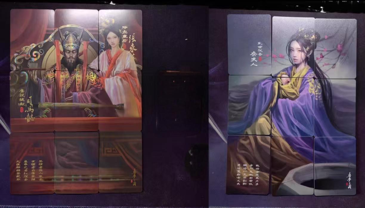 清仓！燎原刷子九拼清仓！阿毛寻梦九拼清仓！ 阿毛寻梦三国九拼卡司马懿张春华&糜夫人。