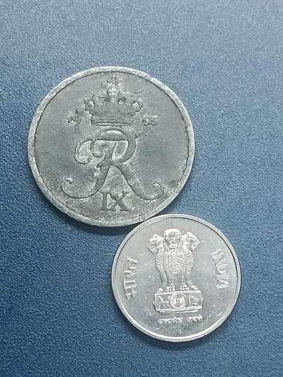 吉祥压岁钱外国硬币第55场 丹印一组两枚