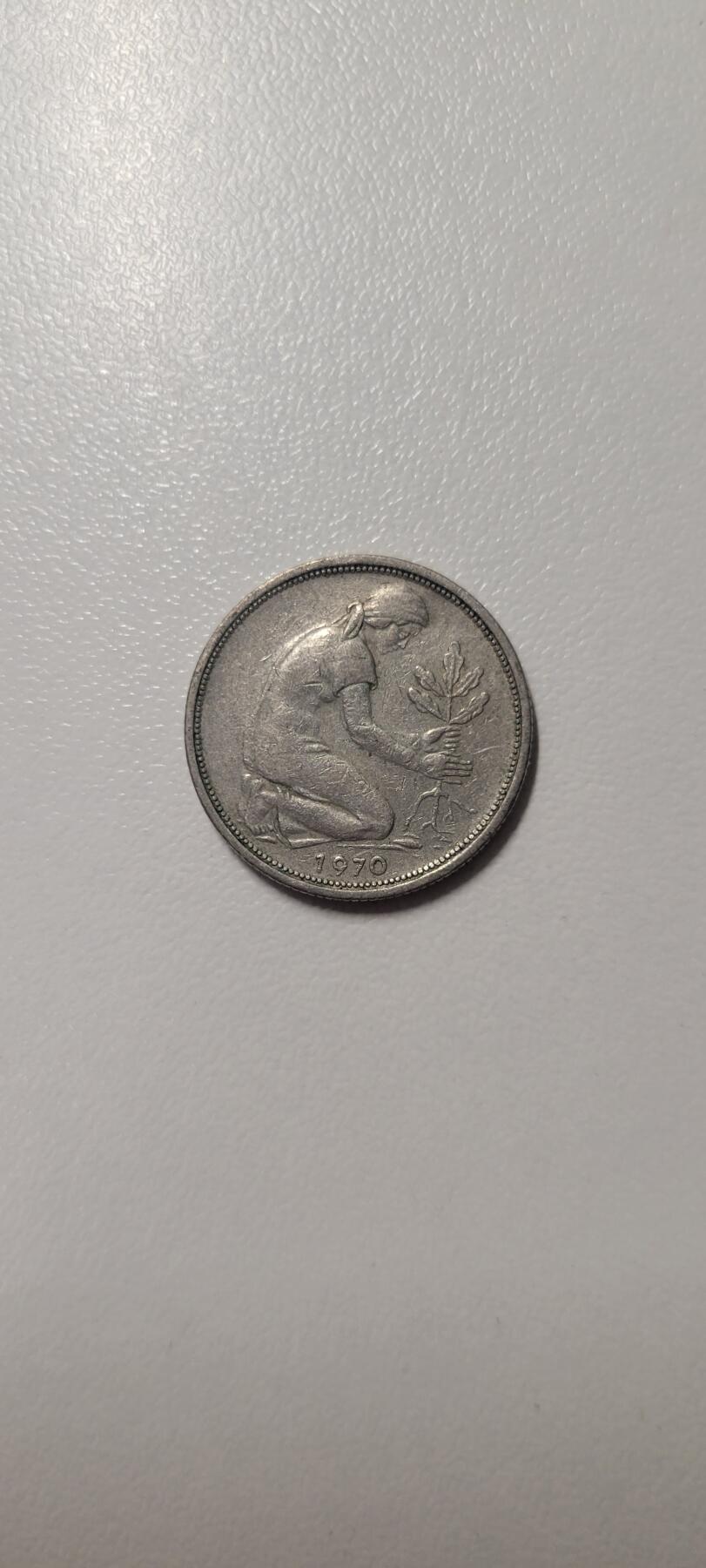 2025第四期 德国1970年D厂50芬尼