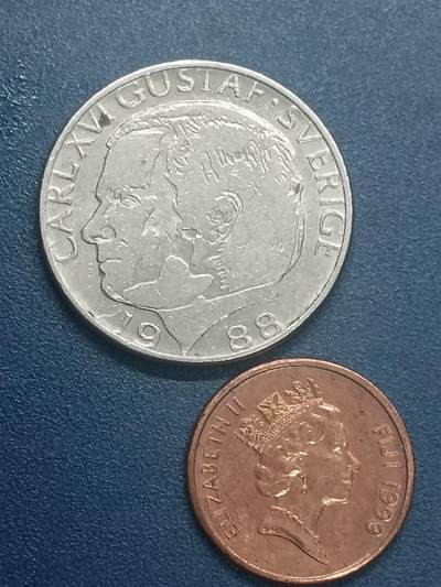 吉祥压岁钱外国硬币第55场 瑞斐一组两枚