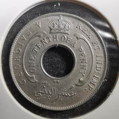 沼泽如烟--第626场 - 英属西非1920年十分之一便士