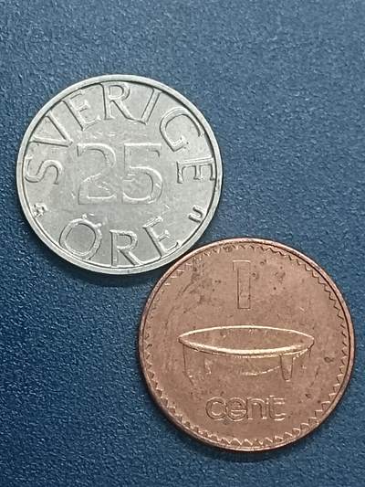 吉祥压岁钱外国硬币第55场 瑞斐一组两枚