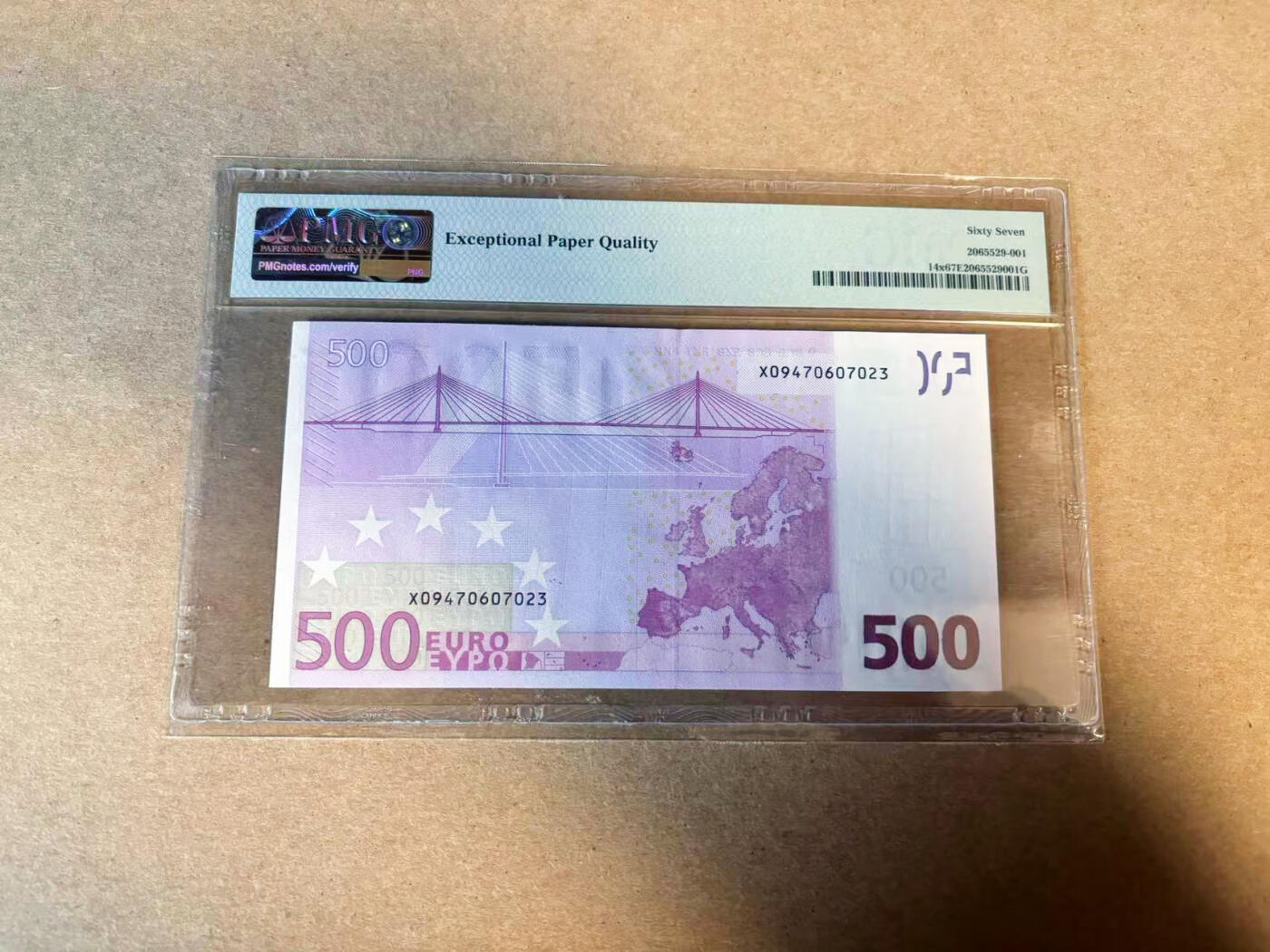 【Blue Auction】✨世界纸币精拍第616期【精】 欧盟 2002年500欧元 PMG67EPQ 高分 