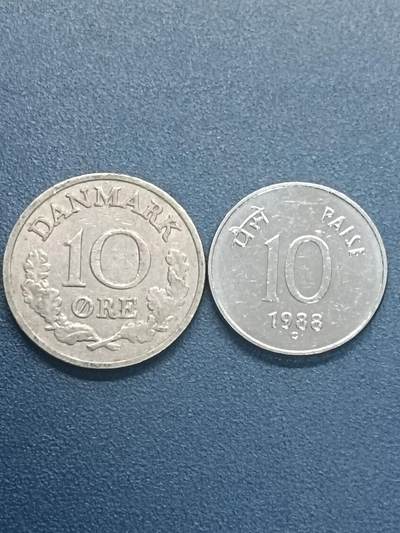 吉祥压岁钱外国硬币第55场 丹印一组两枚