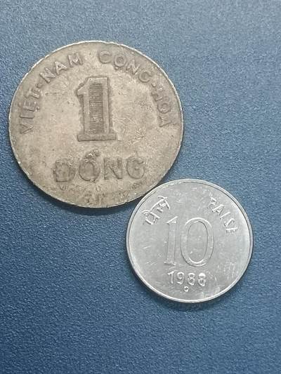 吉祥压岁钱外国硬币第55场 越印一组两枚