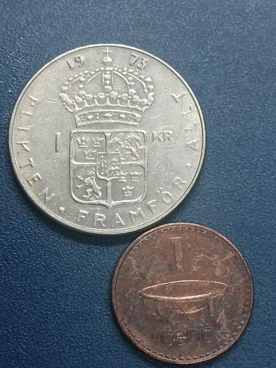 吉祥压岁钱外国硬币第55场 瑞斐一组两枚