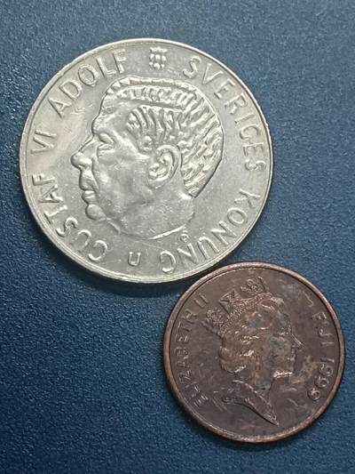 吉祥压岁钱外国硬币第55场 瑞斐一组两枚