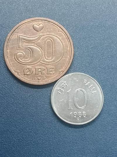 吉祥压岁钱外国硬币第55场 丹印一组两枚