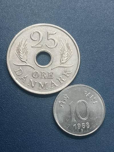 吉祥压岁钱外国硬币第55场 丹印一组两枚