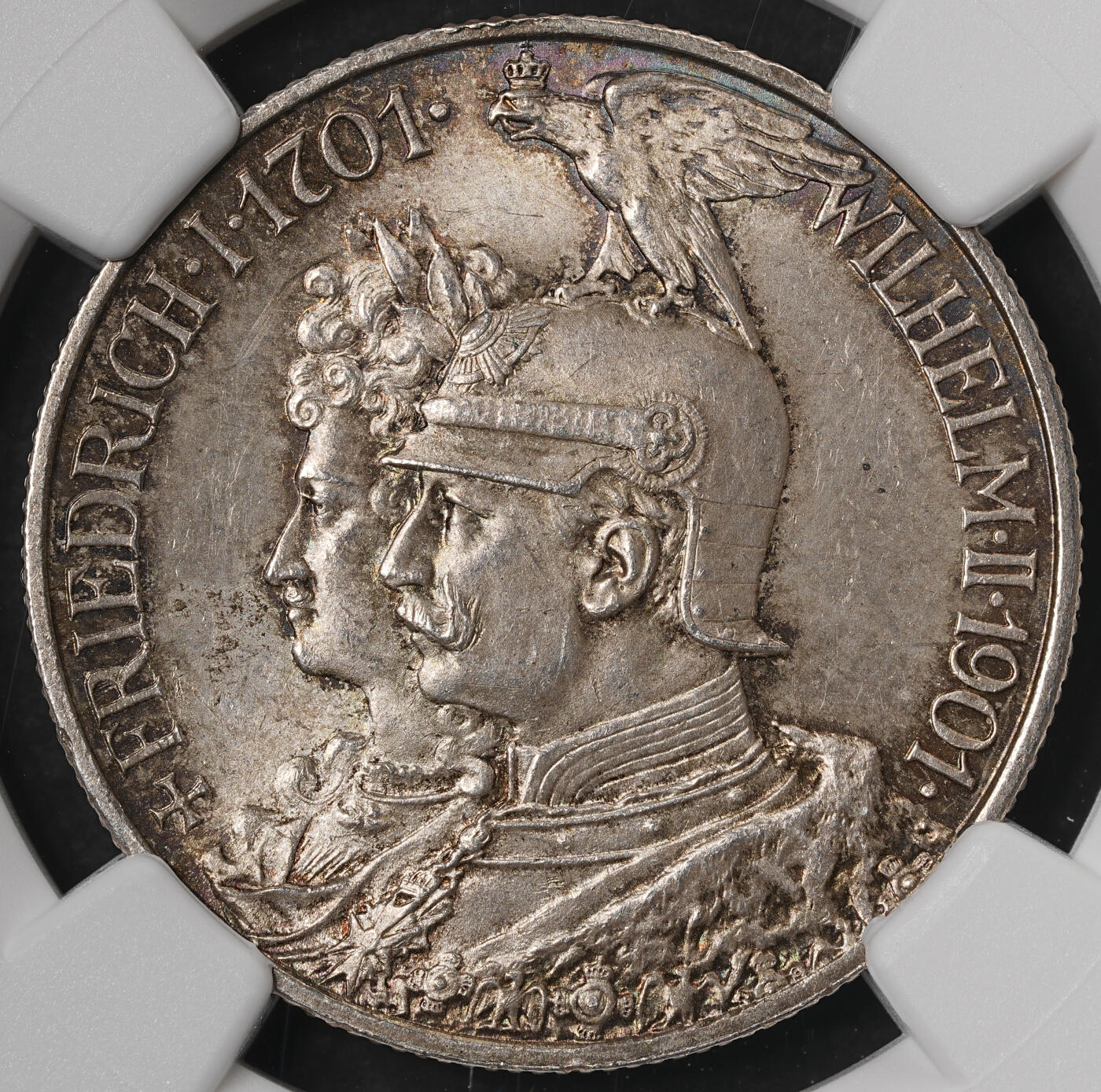 修遠堂世界钱币第五十七期 NGC MS64 1901年普鲁士建国200周年2马克银币