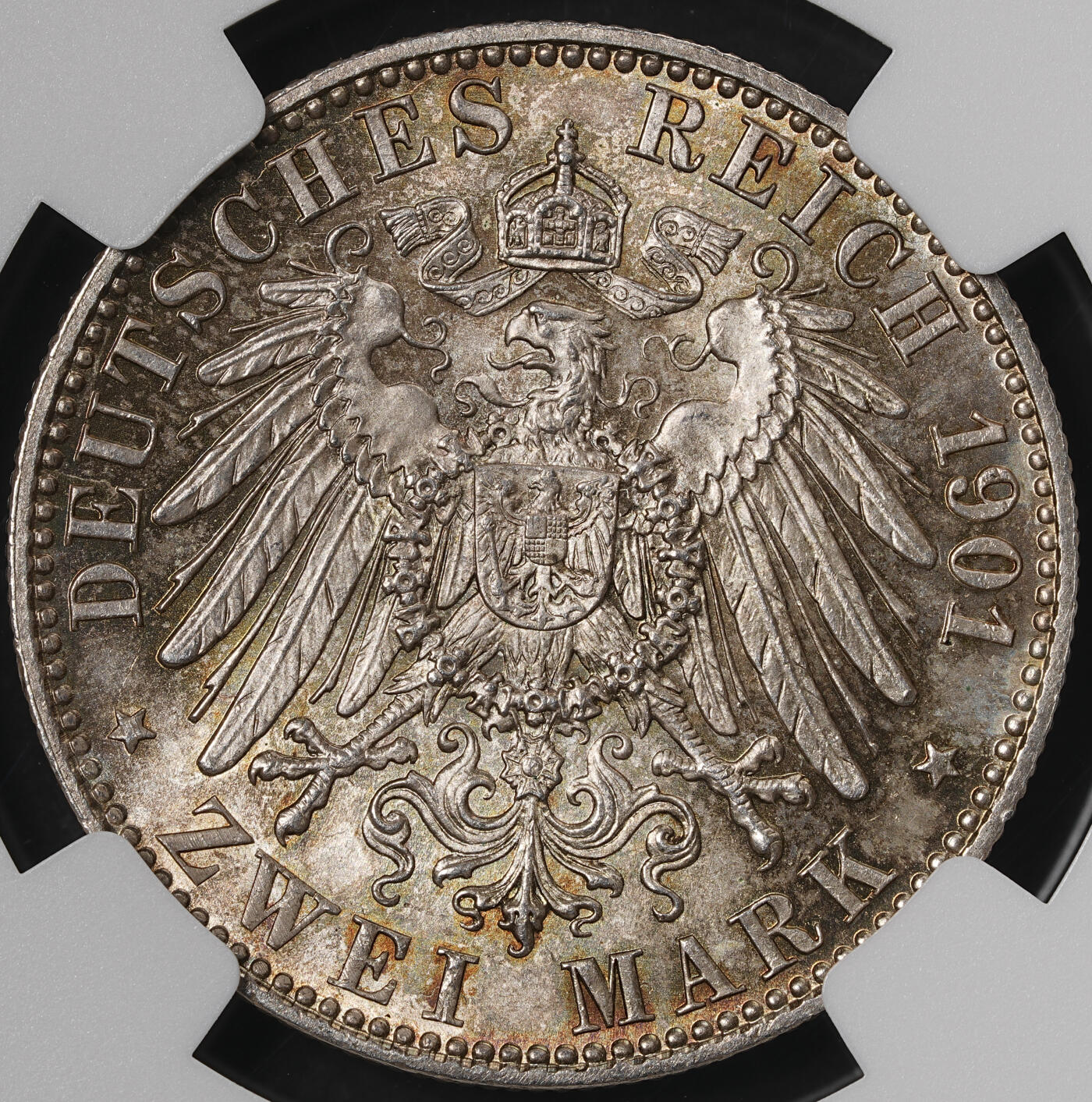 修遠堂世界钱币第五十七期 NGC MS64 1901年普鲁士建国200周年2马克银币