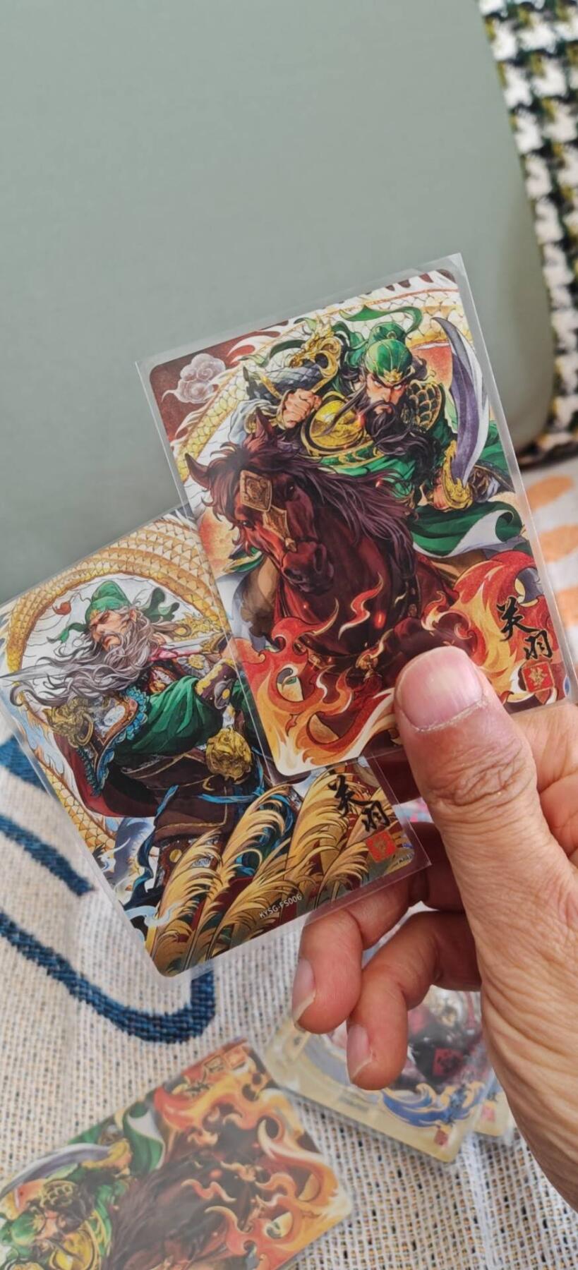 秋原瞳小店第8期（昆仑万象与卡游三国主题的强强碰撞） 卡游三国关羽一组