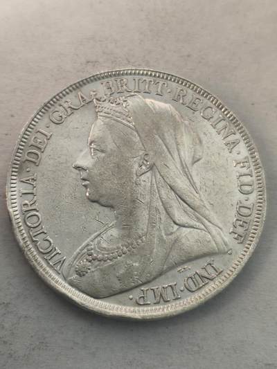 Krab外币市集Vol.5 - 英国1895年维多利亚1克朗