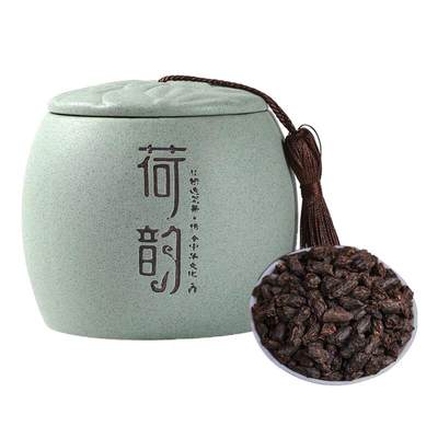 云南糯米香茶化石碎银子普洱茶熟茶散茶老茶头500g茶叶陶罐装 - 云南糯米香茶化石碎银子普洱茶熟茶散茶老茶头500g茶叶陶罐装