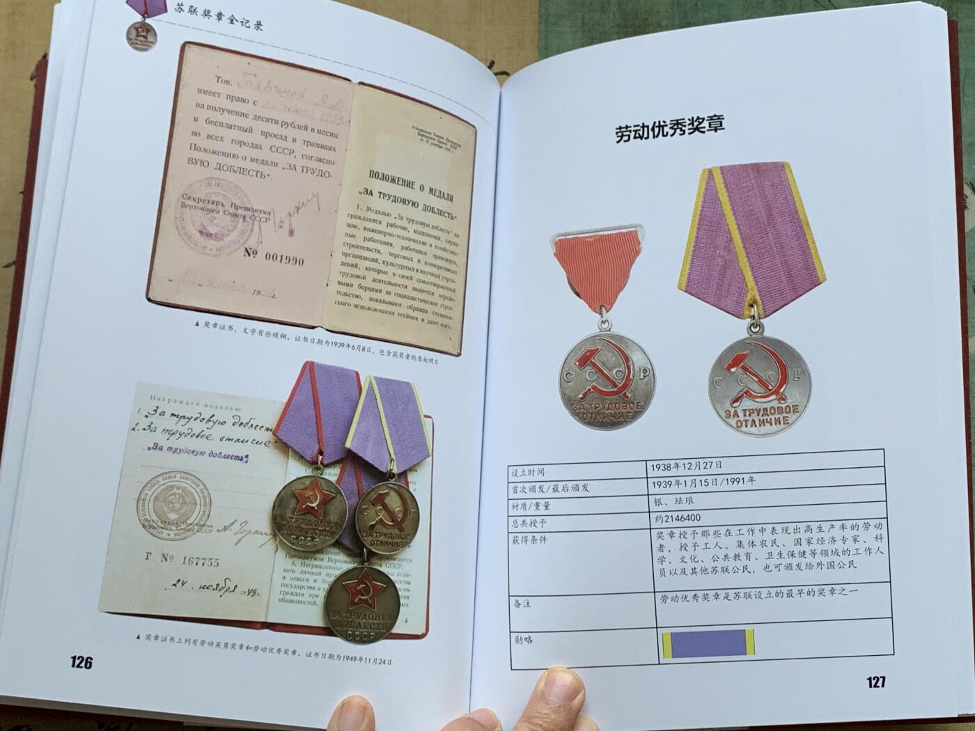 《竞宝斋》第352场 周日，周一 2场连拍 （全场包邮） 苏联奖章全纪录，国内最权威的苏联奖章中文图录，内部限量发型，已绝版。全新
