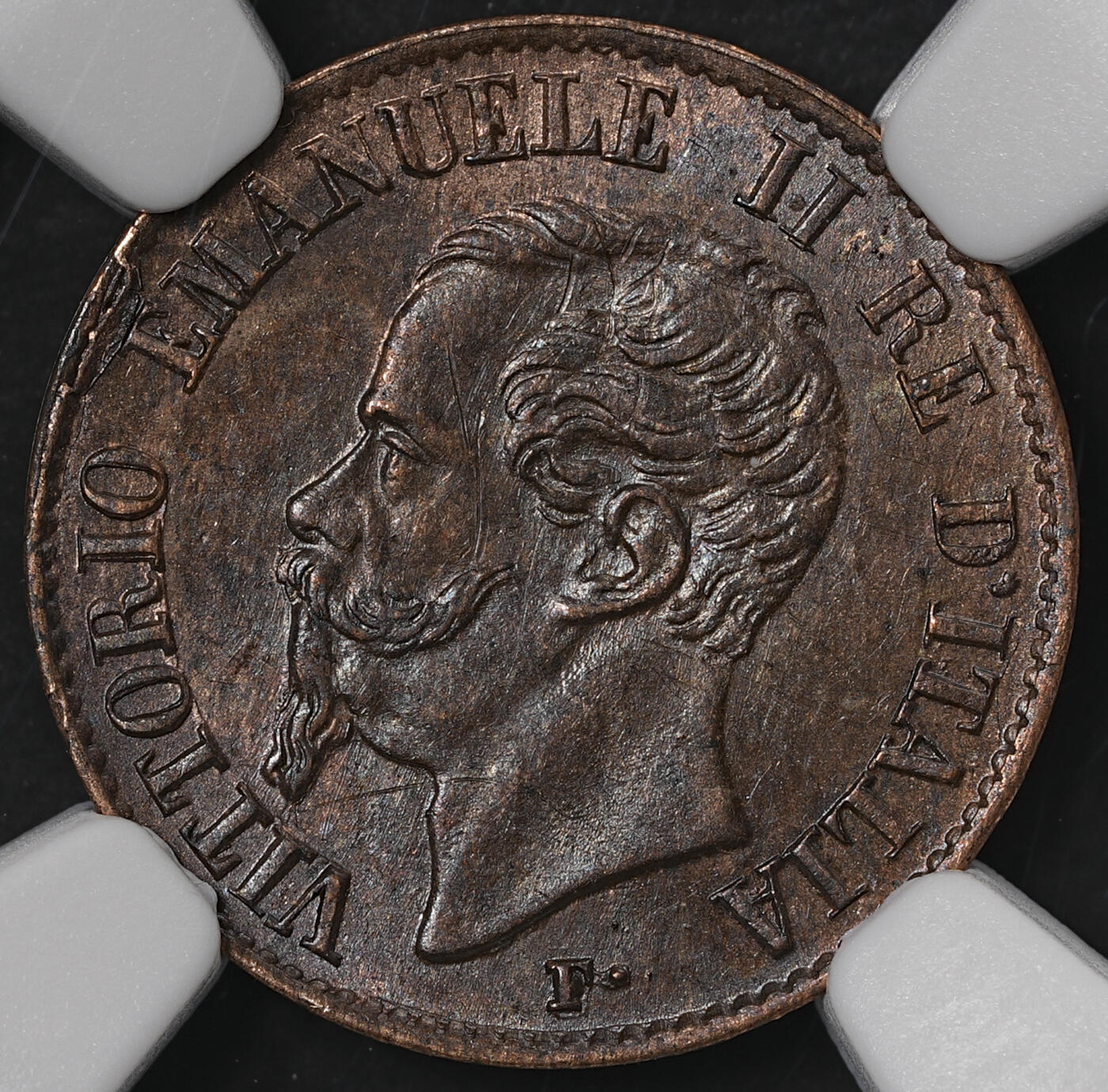 修遠堂世界钱币第五十七期 NGC MS63BN 1861年意大利1分铜币