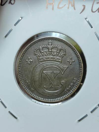 2025年第四场(总第三十场）外国好品散币(免佣金) - 少见极美品丹麦🇩🇰1920年2欧尔(HCN; GJ版)