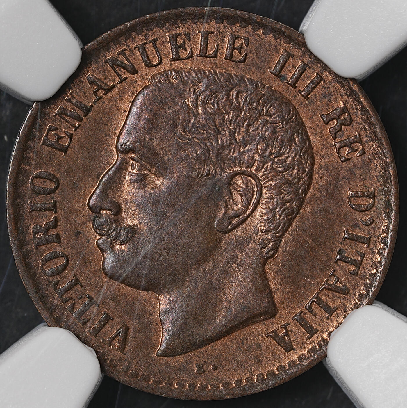 修遠堂世界钱币第五十七期 NGC MS63RB 1905年意大利1分铜币