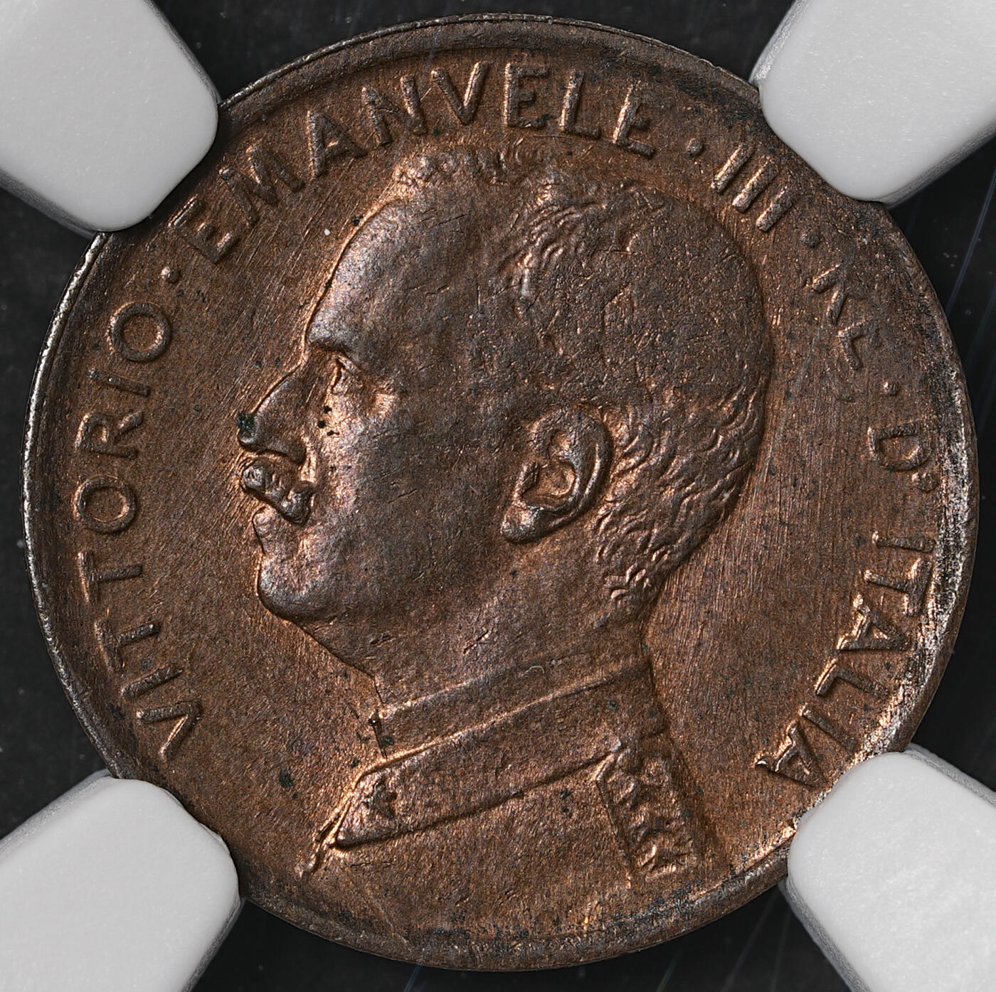 修遠堂世界钱币第五十七期 NGC MS64RB 1910年意大利1分铜币