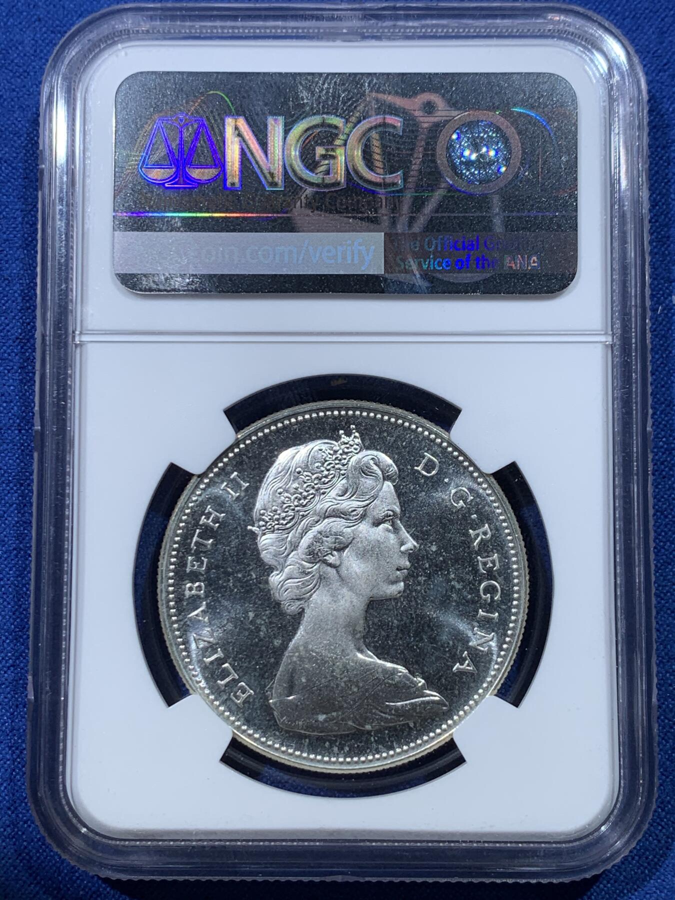 《竞宝斋》第352场 周日，周一 2场连拍 （全场包邮） 6枚一组 NGC PL65RD/PL65UC/PL66CAMEO/PL65CAMEO/PL65/PL64UC 加拿大1967年建国百年纪念精制1分/5分/10分/25分/50分/1元