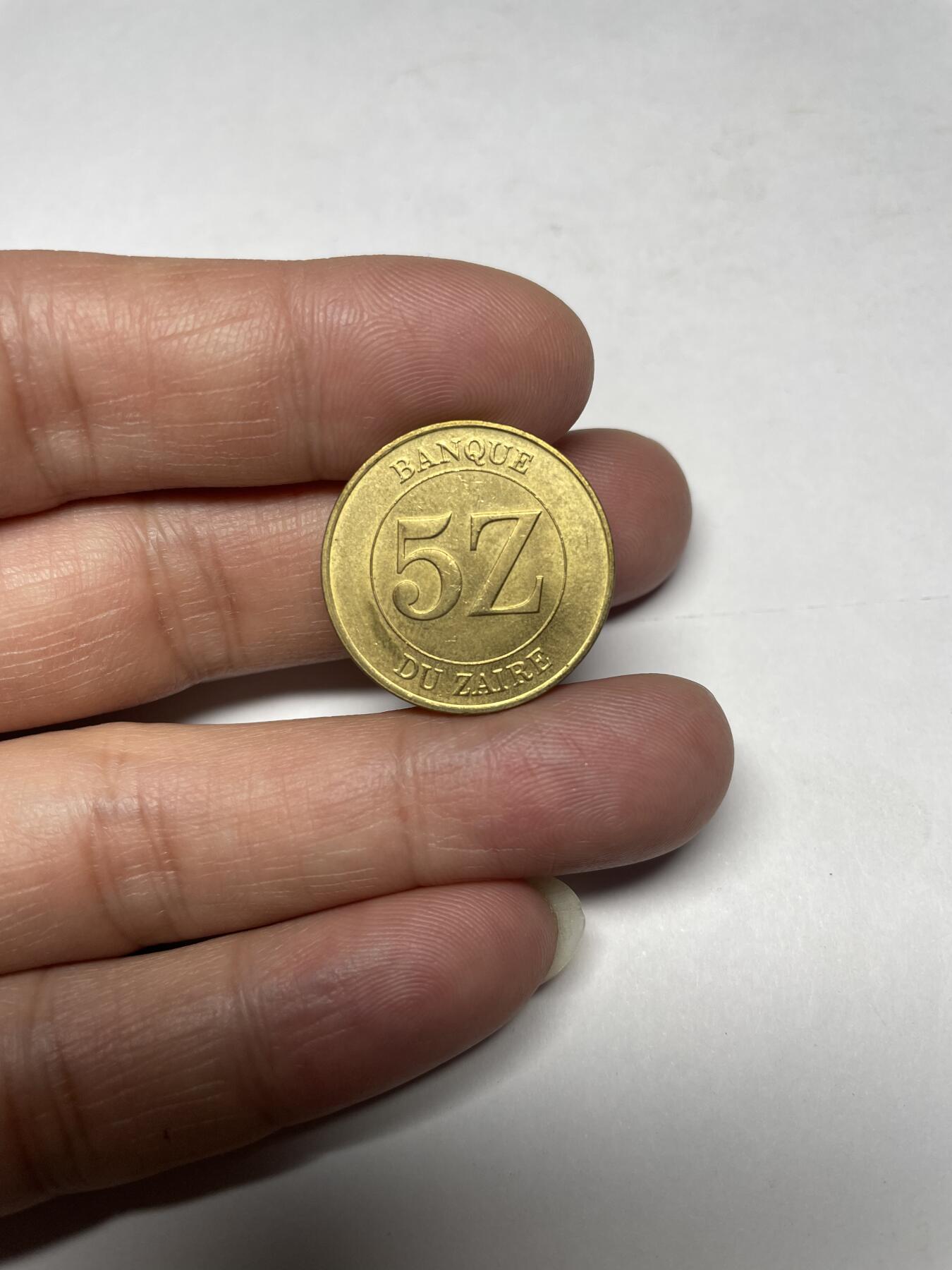 每日一拍，2025年集古藏今外币拍卖第二期-第4场—（总第204拍），可以寄存60天，满160元包邮。 1987年刚果金5扎伊尔