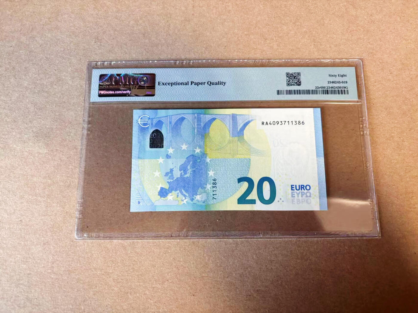 【Blue Auction】✨世界纸币精拍第618期【精】 欧盟 2015年20欧元 PMG68EPQ 超高分