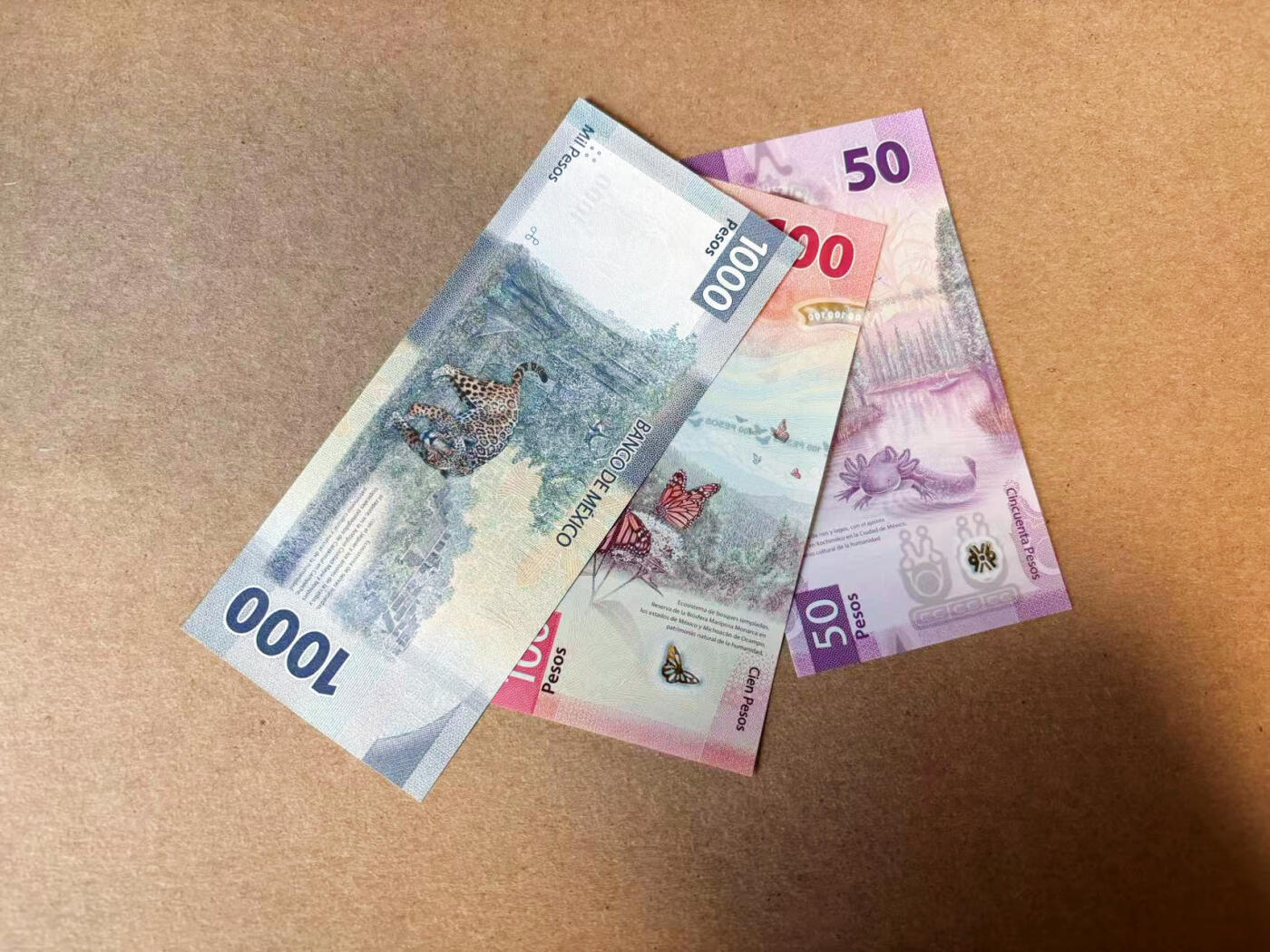 【Blue Auction】✨世界纸币精拍第618期【精】 【一组3张】墨西哥2019-23年50-100-1000比索 全新UNC