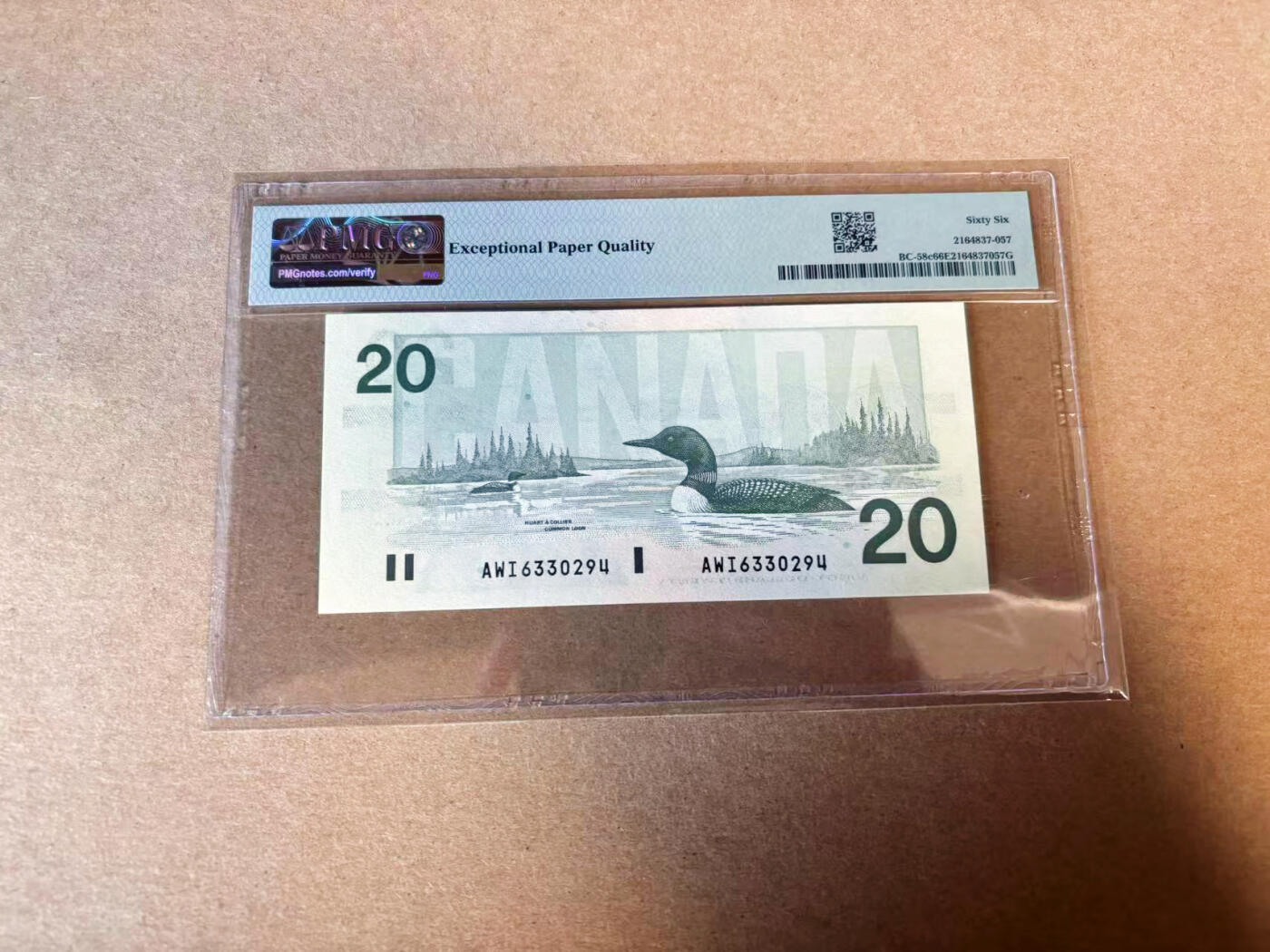 【Blue Auction】✨世界纸币精拍第618期【精】 加拿大 1991年20元 女王 PMG66EPQ 