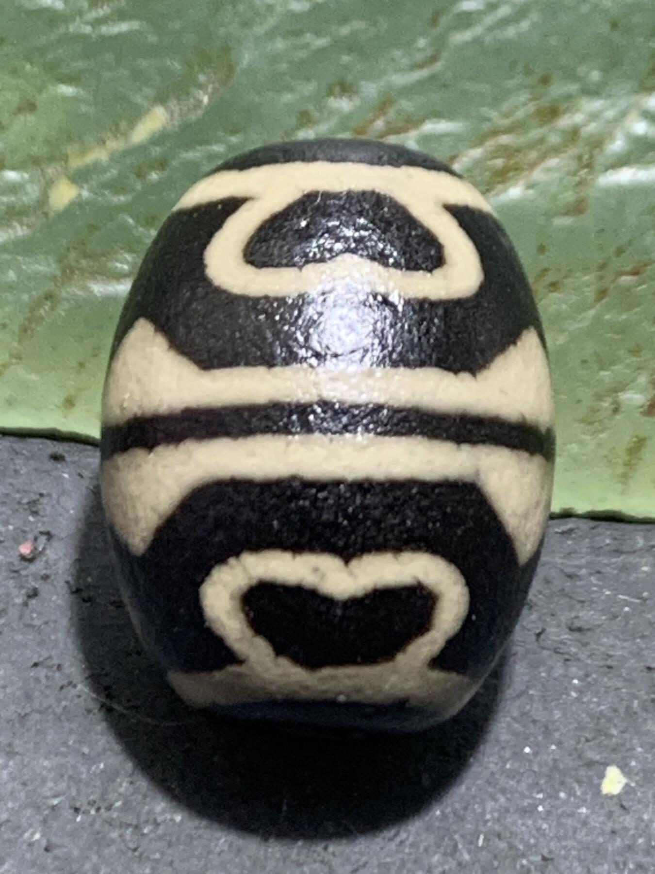 仅此一颗，精品藏传莲花天珠一颗，，