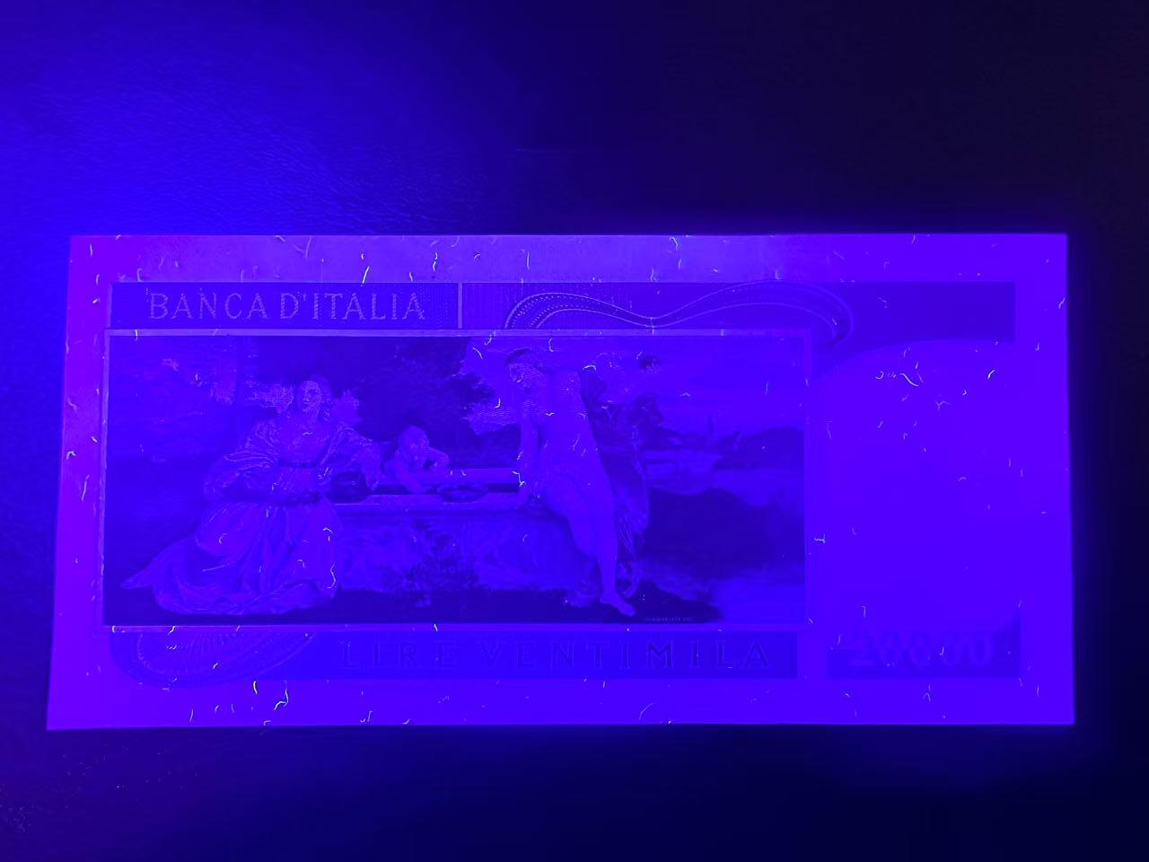 【Blue Auction】✨世界纸币精拍第618期【精】 【351351重复号】意大利 1976年20000里拉 经典提香 全新UNC