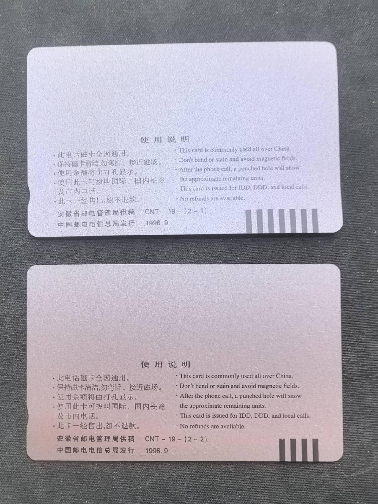 中国集卡电话磁卡专场拍卖（二十二） 国卡豆腐节2全新带册