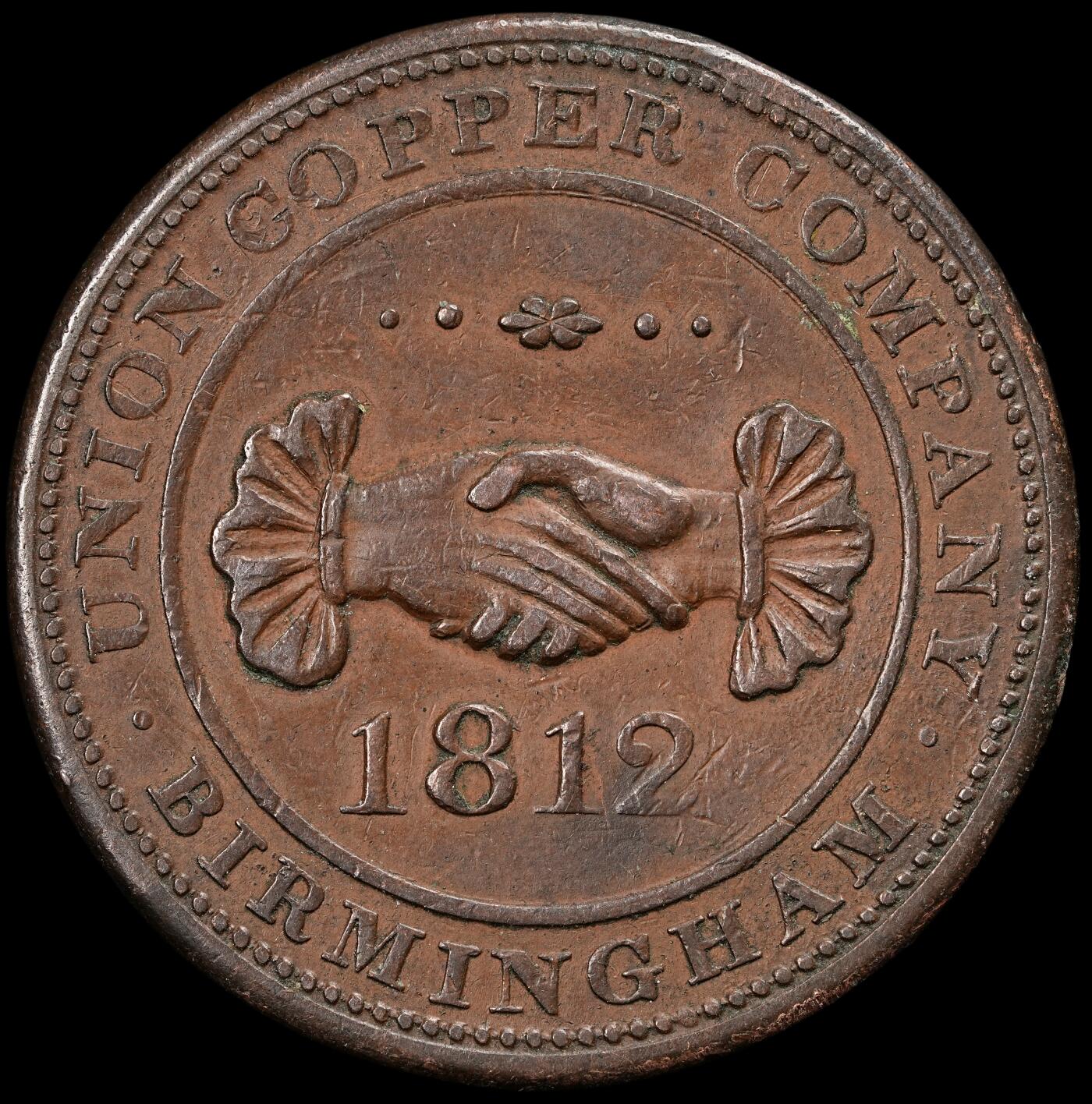 修遠堂世界钱币第五十七期 1812年英国伯明翰联合铜矿公司1便士代用币 26.79g