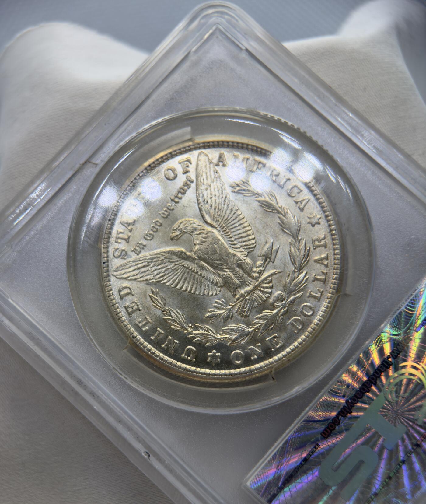 “一元初始，万象更新”新年新铺开张（第4期）新年第一拍 MS63 美国1921年S摩根，真假存疑