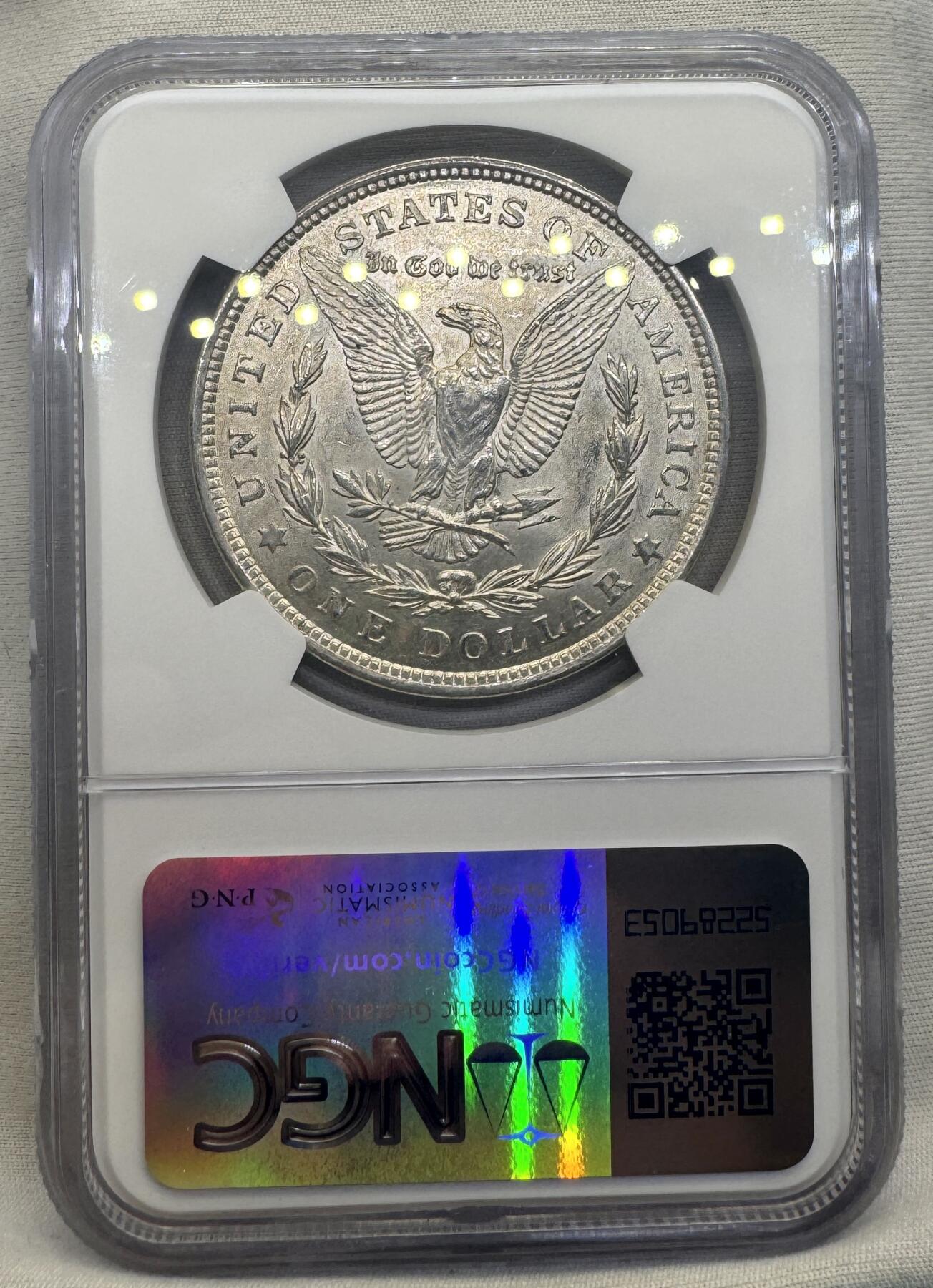 “一元初始，万象更新”新年新铺开张（第4期）新年第一拍 NGC-MS61 美国1921年摩根，淡金色黄油包浆
