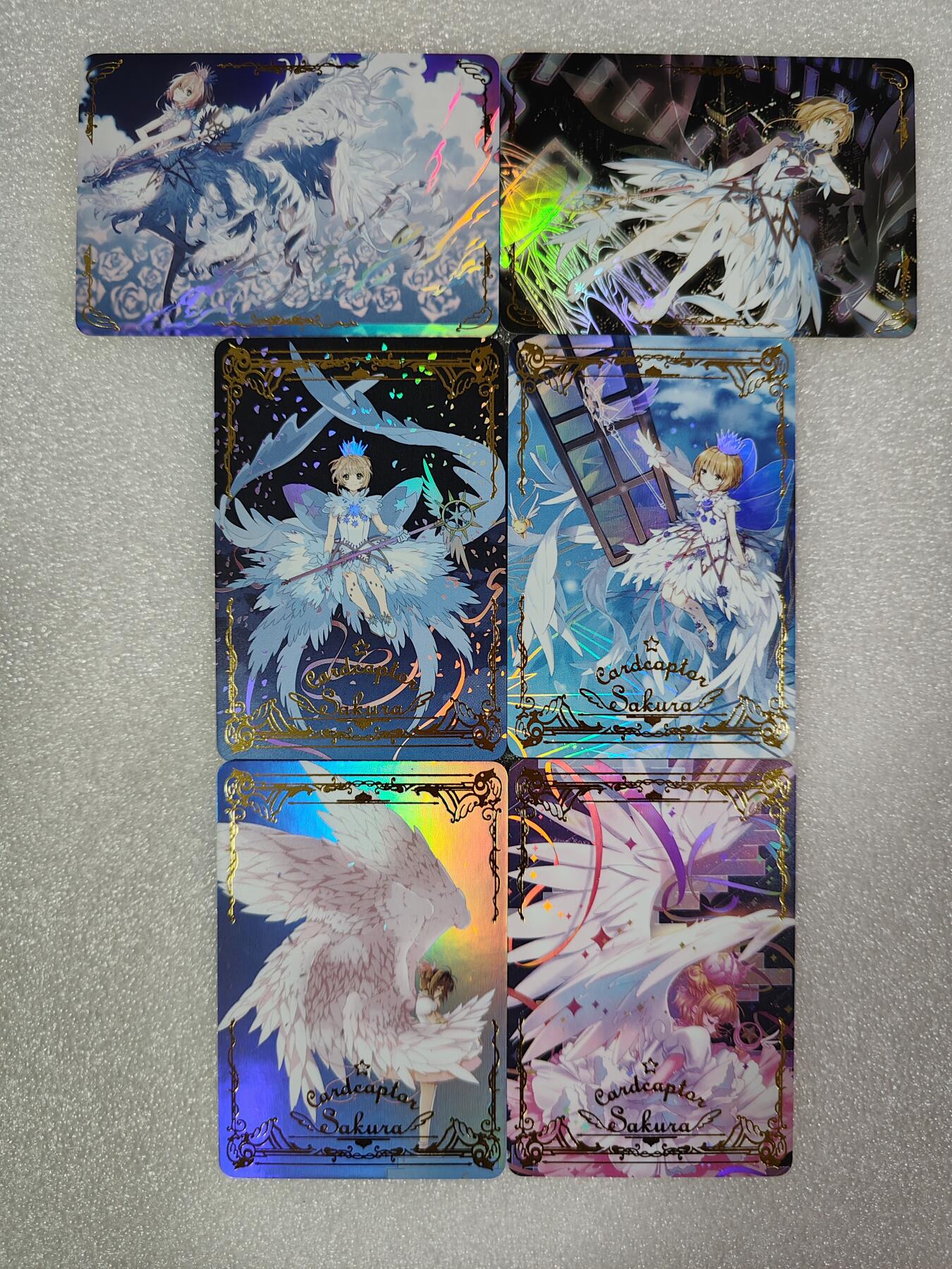夜之极第四期（2月15日周六晚10点截拍后-参与群福利活动） 魔法少女小樱 烫金彩闪6张 小卡