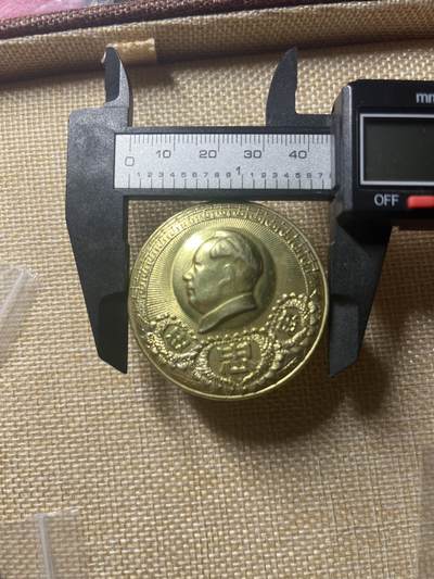 古冰库钱币章牌杂物0起拍卖 - 4.7厘米少见特别未上色毛章