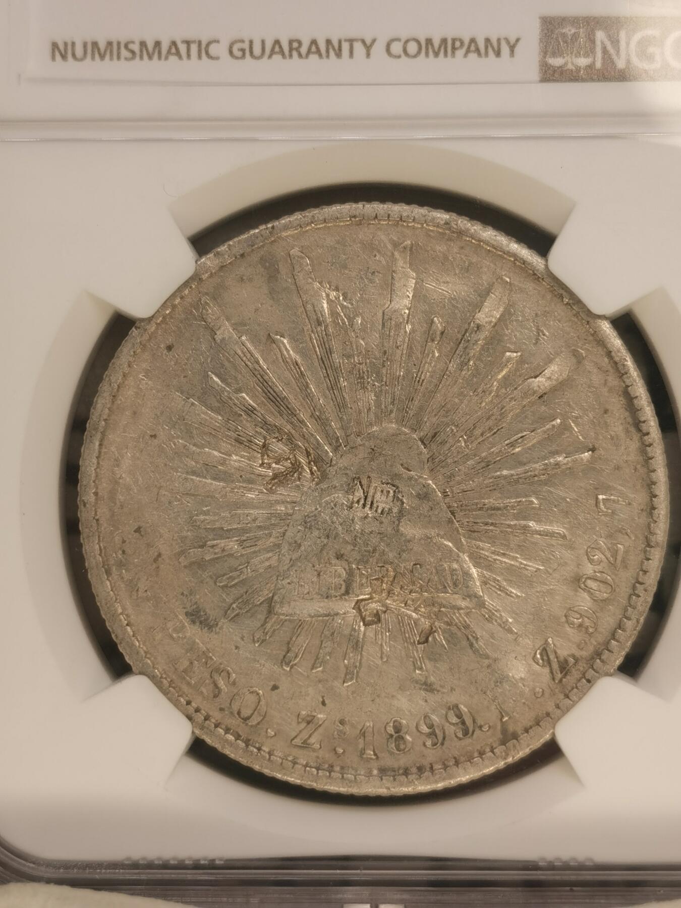 NGC-Chopmarked 墨西哥1899年ZS FZ花边鹰洋- 甄臻铺- 甄臻铺- 麦稀奇