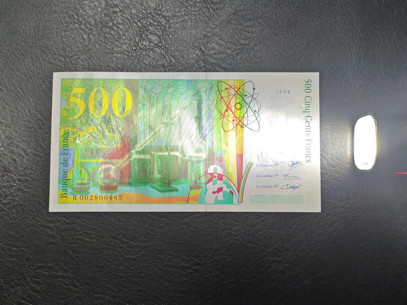法国 1994年 500法郎 全新UNC