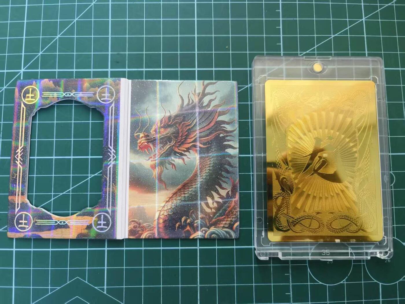 夜之极第四期（2月15日周六晚10点截拍后-参与群福利活动） 金属卡 晶岩石龙 镭射龙卡一套