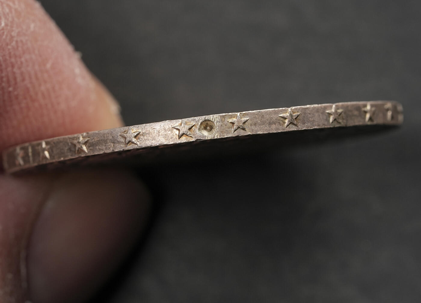 修遠堂世界钱币第五十七期 AH1299年摩洛哥5 DIRHAMS银币 边道两处小孔 14.50g