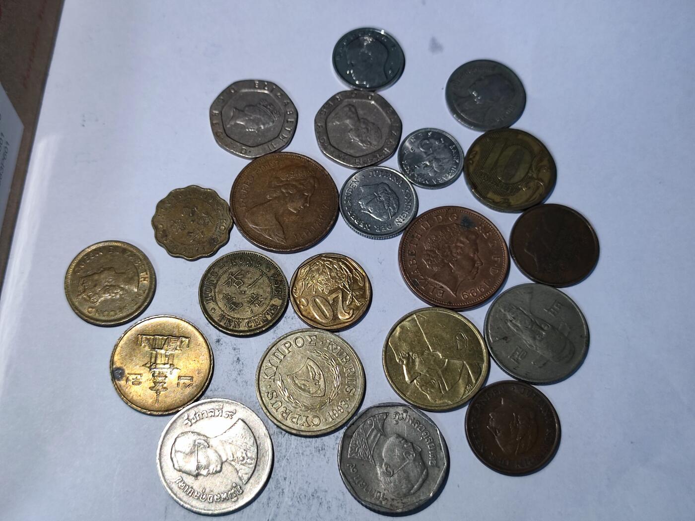 小小杂货铺29期无佣金 随手抓硬币二十一枚