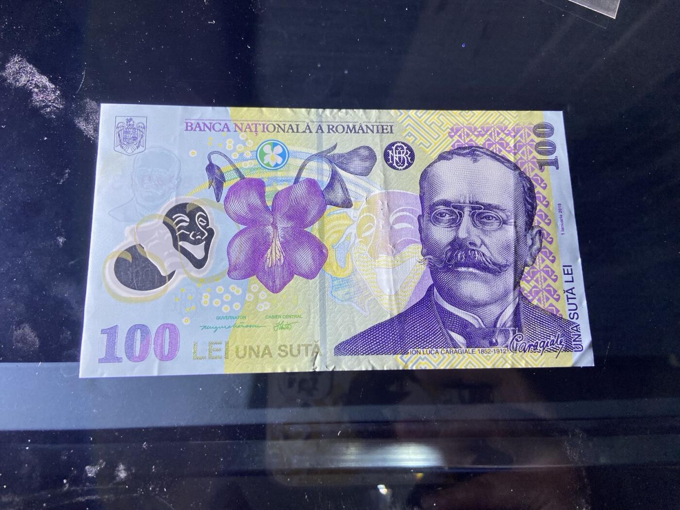 【炜奕收藏】，第二十五期，年后第一期 罗马尼亚100列伊，流通品相
