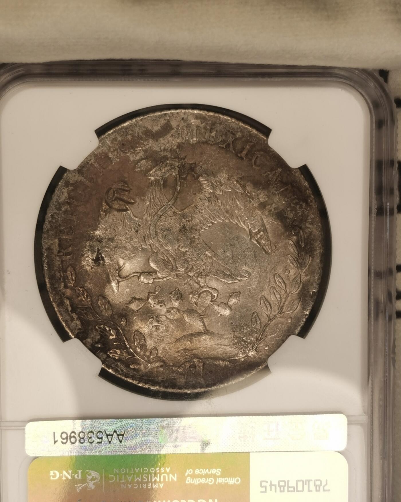 “一元初始，万象更新”新年新铺开张（第4期）新年第一拍 NGC-Chopmarked 墨西哥 1890年ZS FZ花边鹰洋