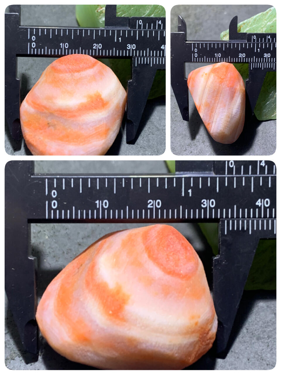 精美红白天眼纹南红玛瑙明料原石一颗