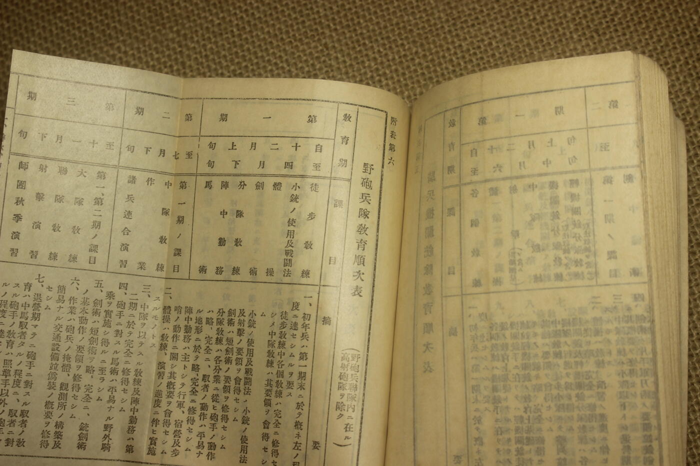 2025.2.17日系杂货小拍卖 《军队教育令》、《卫戍令》昭和九年颁发，原主人印章小形忠雄，近库存品相