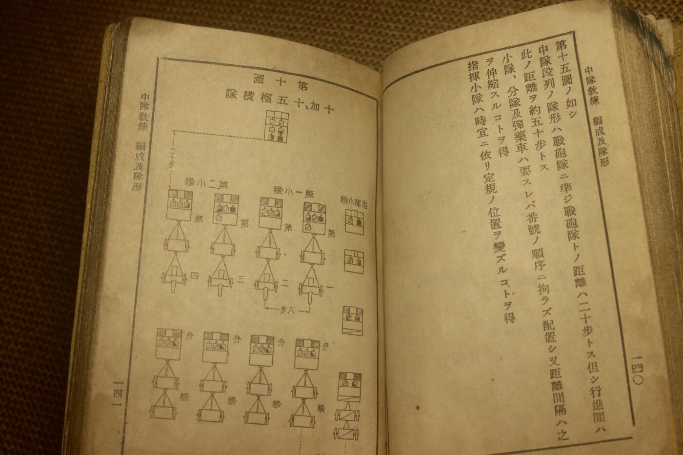 2025.2.17日系杂货小拍卖 秋叶菊次军曹的《炮兵操典》《诏勅集》《军队内务令》， 年代久远纸张略有痕迹，结构完好