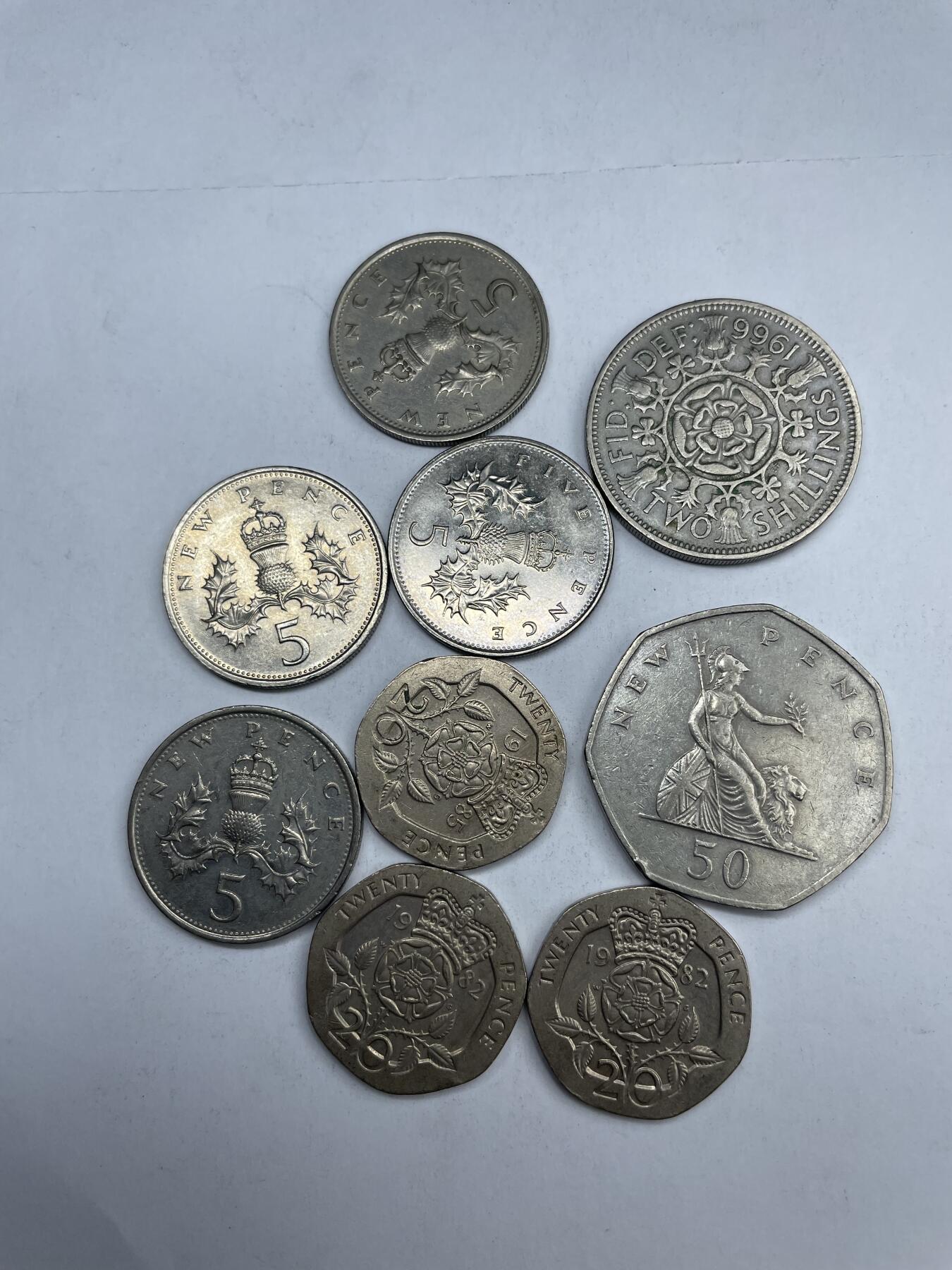 每日一拍，2025年集古藏今外币拍卖第二期-第7场—（总第207拍），可以寄存60天，满160元包邮。 英国各面值9枚