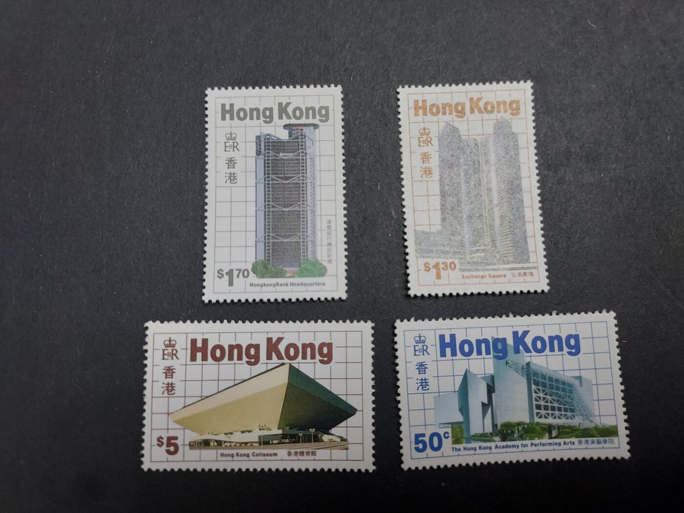 理想集藏/博彦收藏 2月15日邮票专场 香港建筑新全 微黄 上品